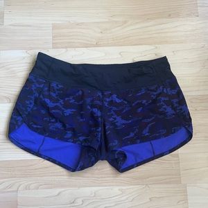 Lululemon speed shorts 2.5in camo